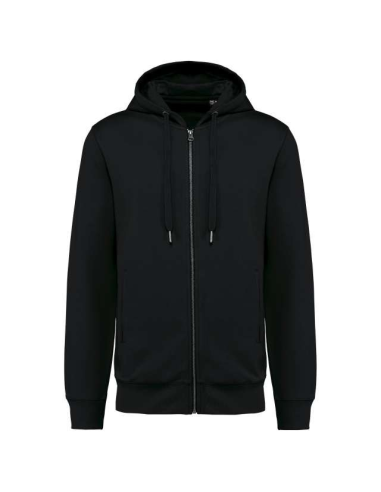 UNISEX ECO-FRIENDLY FRENCH TERRY ZIPPED HOODED SWEATSHIRT