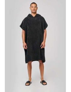UNISEX HOODED TOWELLING PONCHO