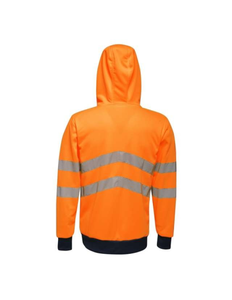 HI VIS PRO FULL ZIP STRETCH HOODIE JACKET