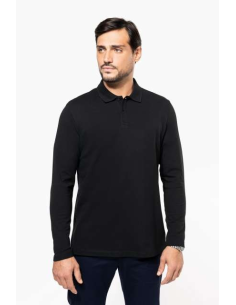 MEN'S LONG-SLEEVED SUPIMA® POLO SHIRT