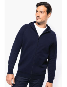 MEN'S ZIPPED HOODIE
