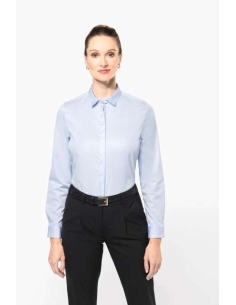 LADIES' LONG-SLEEVED TWILL SHIRT