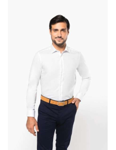 MEN'S PINPOINT OXFORD LONG-SLEEVED SHIRT