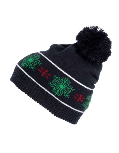 BEANIE WITH CHRISTMAS PATTERNS
