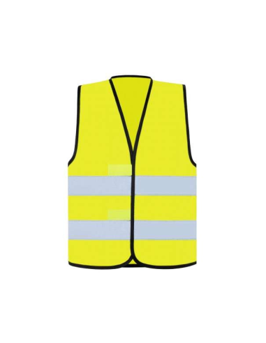 SAFETY VEST \"WOLFSBURG\" - BLACK HEM