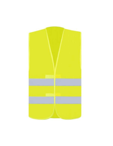 BASIC SAFETY VEST FOR PRINT \"KARLSRUHE\" - 2 VELCRO