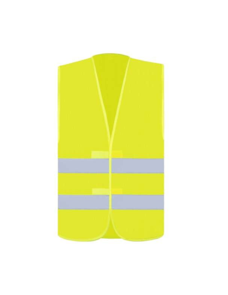 BASIC SAFETY VEST FOR PRINT \"KARLSRUHE\" - 2 VELCRO
