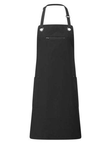 ‘BARLEY’ CONTRAST STITCH SUSTAINABLE BIB APRON