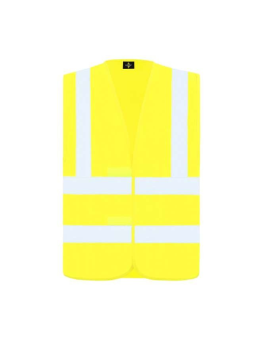 SAFETY / FUNCTIONAL VEST \"HANNOVER\" - FOUR REFLECTIVE STRIPES
