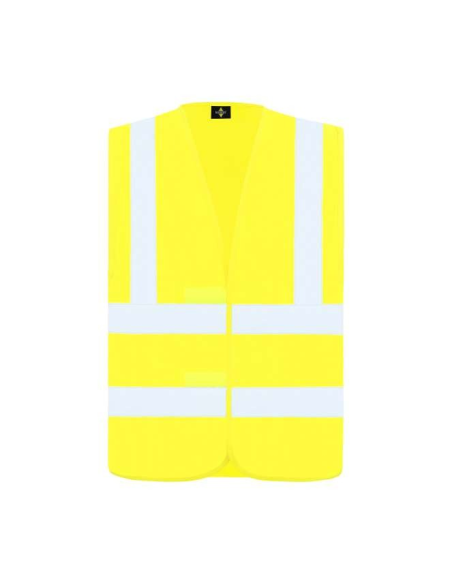 SAFETY / FUNCTIONAL VEST \"HANNOVER\" - FOUR REFLECTIVE STRIPES