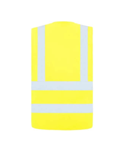 SAFETY / FUNCTIONAL VEST \"HANNOVER\" - FOUR REFLECTIVE STRIPES