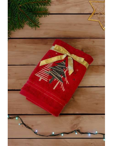 OLIMA CHRISTMAS TOWEL - PINES