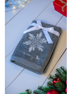 OLIMA CHRISTMAS TOWEL - SNOWFLAKE