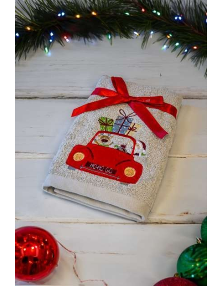 OLIMA CHRISTMAS TOWEL - CHRISTMAS SHOPPING