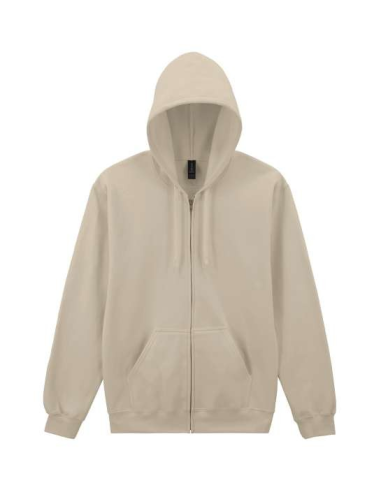 SOFTSTYLE™ MIDWEIGHT FLEECE ADULT FULL ZIP HOODED SWEATSHIRT