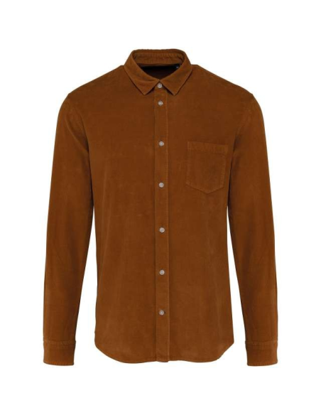 MEN'S LONG-SLEEVED CORDUROY SHIRT