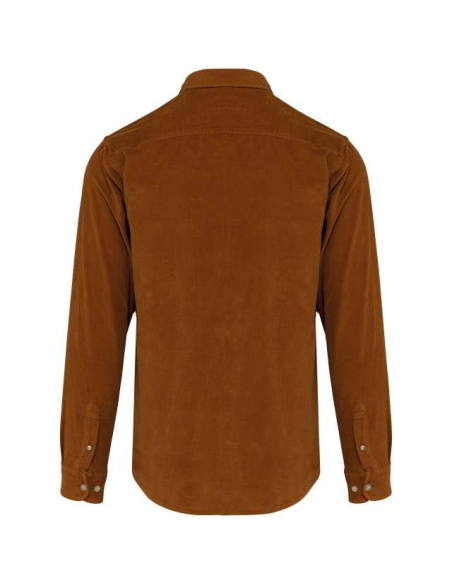 MEN'S LONG-SLEEVED CORDUROY SHIRT