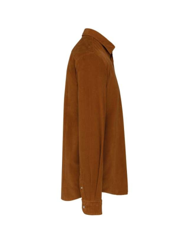 MEN'S LONG-SLEEVED CORDUROY SHIRT