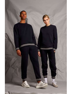 SWEAT WITH STRIPE CUFFS