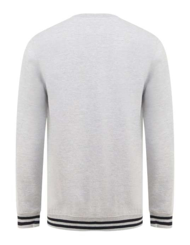 SWEAT WITH STRIPE CUFFS