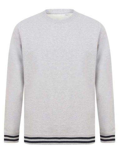 SWEAT WITH STRIPE CUFFS