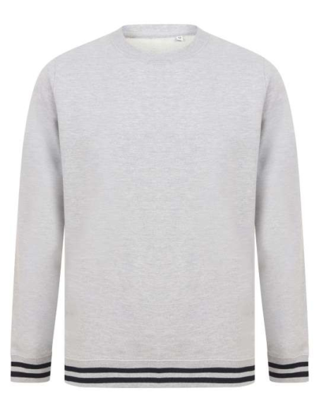 SWEAT WITH STRIPE CUFFS