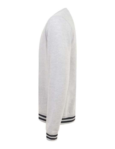 SWEAT WITH STRIPE CUFFS