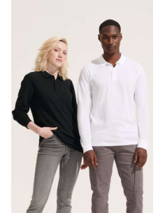 SOL'S PLANET LSL - UNISEX LONG SLEEVE POLO SHIRT