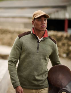 HOLBECK HALF ZIP FLEECE