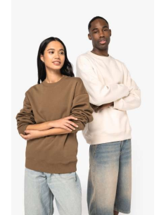 UNISEX ECO-FRIENDLY OVERSIZED CREW NECK SWEATSHIRT