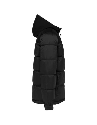 UNISEX BI-TONE PADDED JACKET WITH HOOD