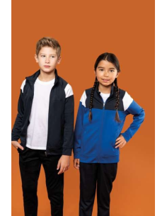 KIDS ZIPPED TRACKSUIT JACKET