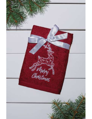 OLIMA CHRISTMAS TOWEL - REINDEER