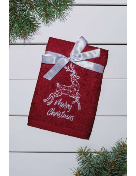 OLIMA CHRISTMAS TOWEL - REINDEER