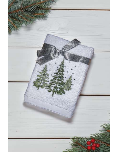 OLIMA CHRISTMAS TOWEL - PINE FOREST
