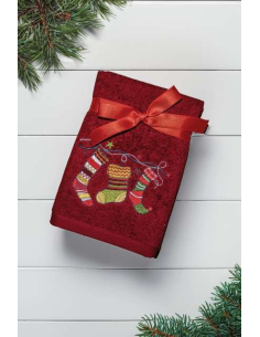 OLIMA CHRISTMAS TOWEL - CHRISTMAS SOCKS