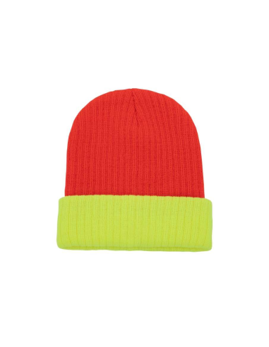 TWO-TONE KNITTED HAT - METZ