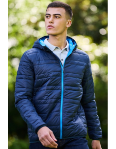 HOODED PACKAWAY FIREDOWN JACKET