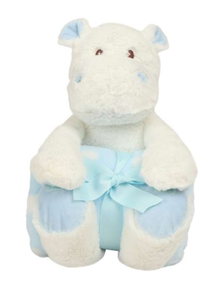 HIPPO WITH BLANKET
