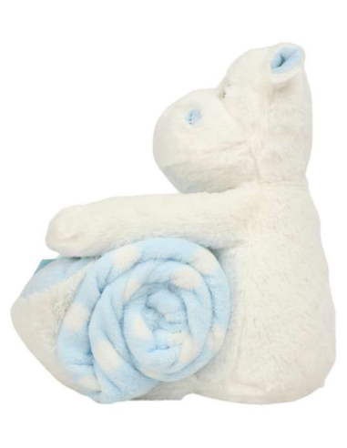 HIPPO WITH BLANKET