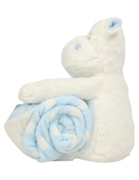 HIPPO WITH BLANKET