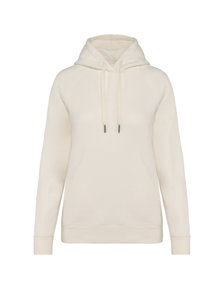 LADIES' ECO-FRIENDLY RAGLAN HOODED SWEATSHIRT