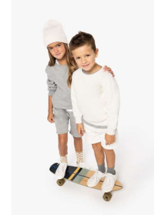 KIDS' ECO-FRIENDLY ROUND NECK SWEATSHIRT