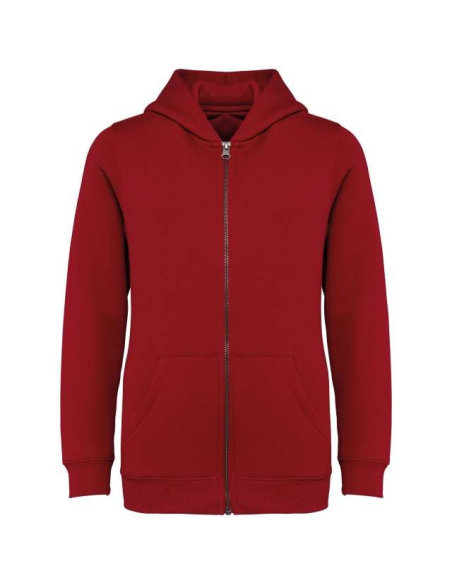 ECO-FRIENDLY KIDS’ FULL ZIP HOODED SWEATSHIRT
