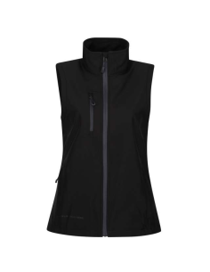 WOMEN'S HONESTLY MADE RECYCLED PRINTABLE SOFTSHELL BODYWARMER