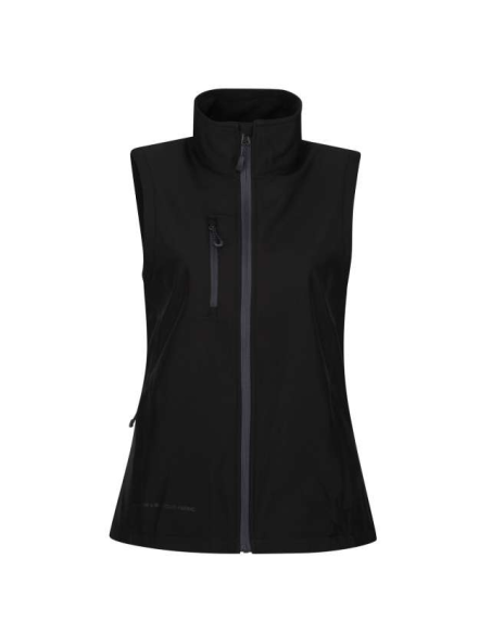 WOMEN'S HONESTLY MADE RECYCLED PRINTABLE SOFTSHELL BODYWARMER