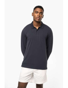 MEN’S ORGANIC 180 PIQUÉ POLO SHIRT LONG SLEEVES