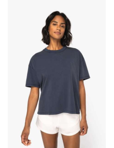 LADIES’ WASHED EFFECT OVERSIZED T-SHIRT