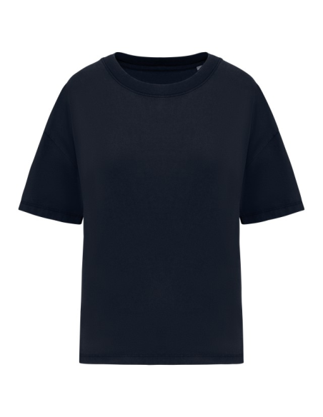 LADIES’ WASHED EFFECT OVERSIZED T-SHIRT