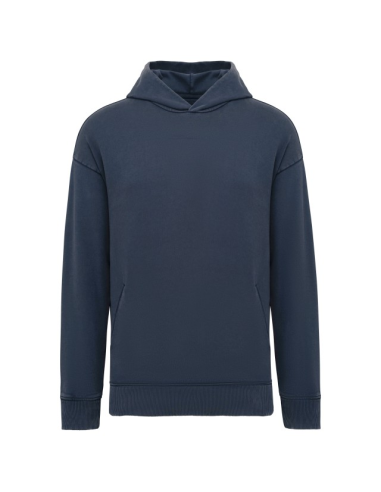 UNISEX WASHED EFFECT OVERSIZE HOODED SWEATSHIRT